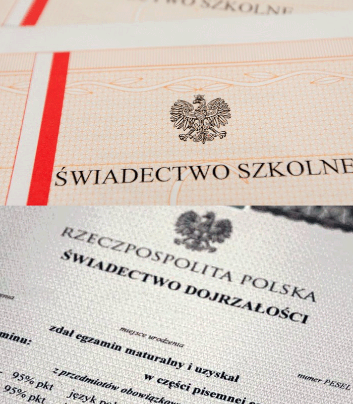 Świadectwa